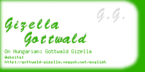 gizella gottwald business card
